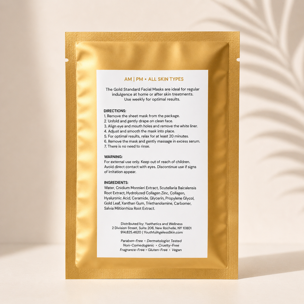 THE GOLD STANDARD FACIAL MASK